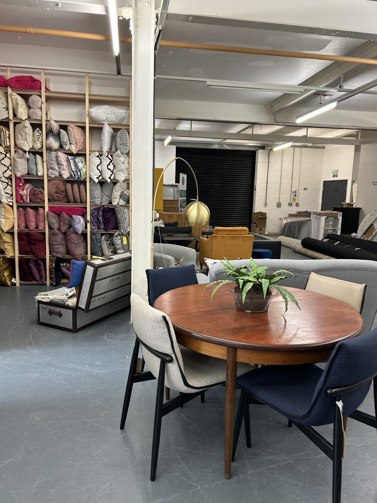 Charity furniture warehouse organised by Dilly Carter