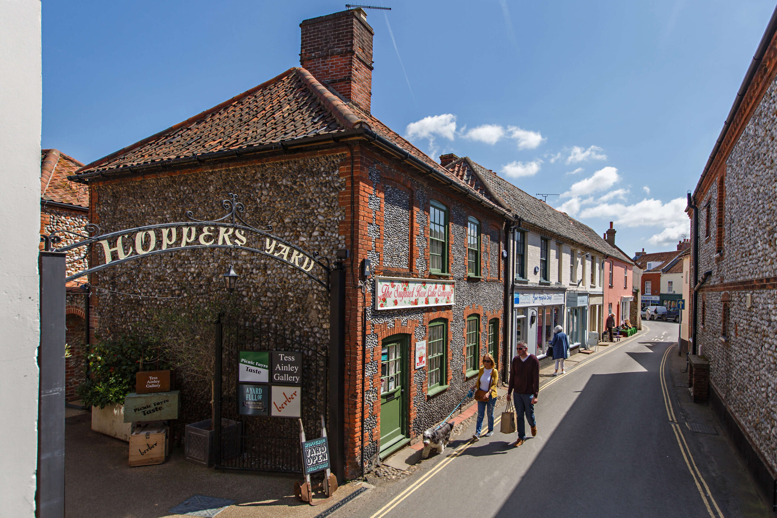 Hoppers Yard and Bull Street © Visit North Norfolk