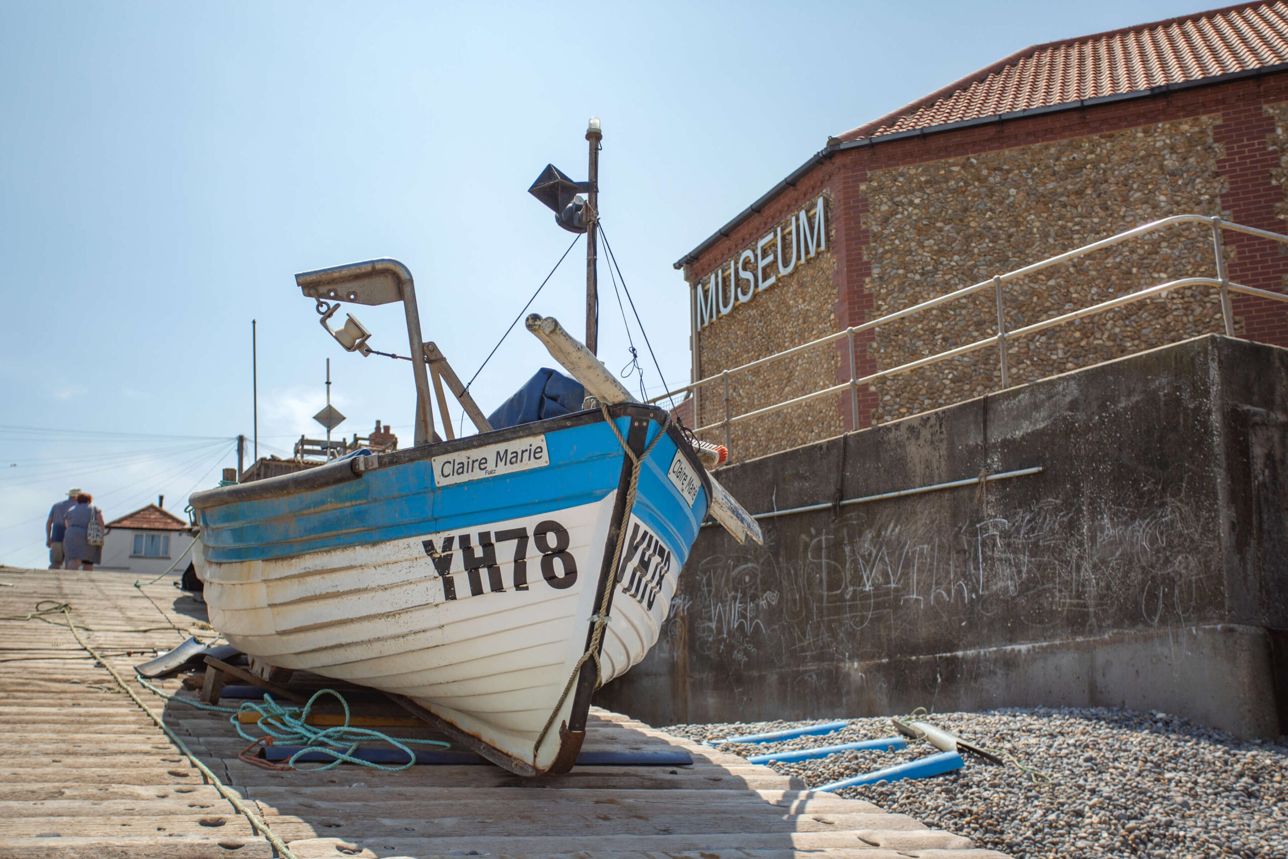 Sheringham boat slipway and museum © Visit North Norfolk