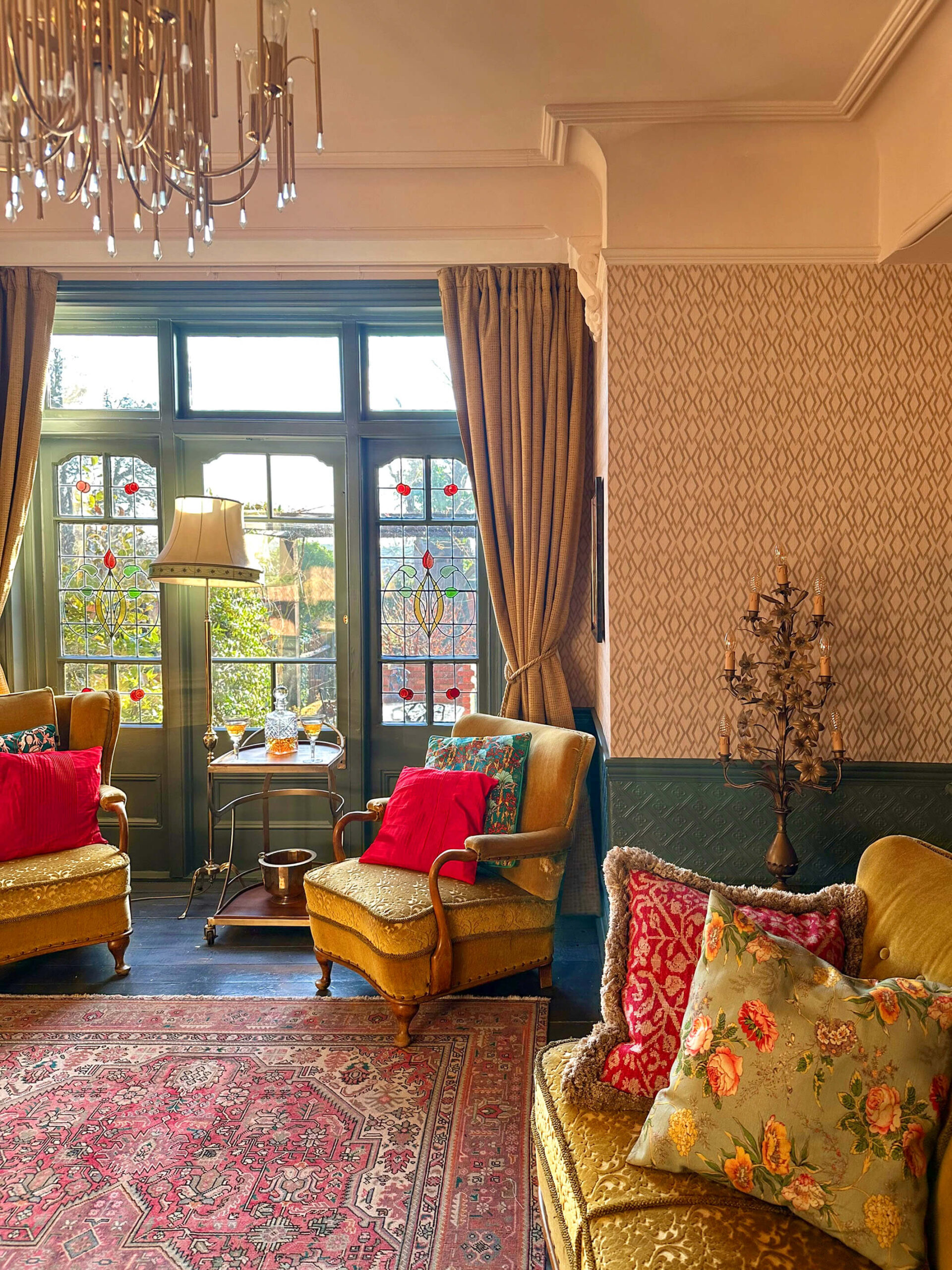 Nina Watson's Edwardian home has a unique mixture of art deco refinement and vintage glamour Image © Nina Watson